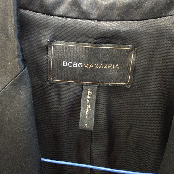BCBGMaxazria women's black/navy blazer - Picture 2 of 7